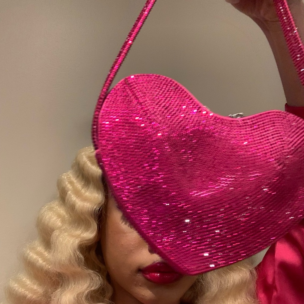 zara heart shaped bag.